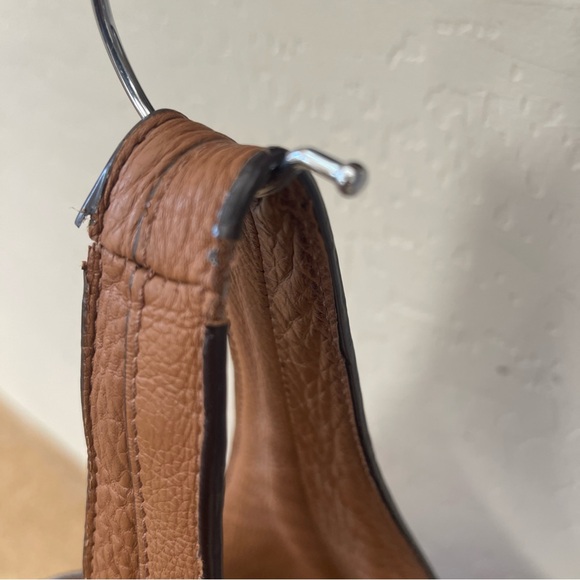 Authentic Rare Tory Burch All T Hobo Shoulder Bag Leather Purse Handbag - Picture 6 of 16